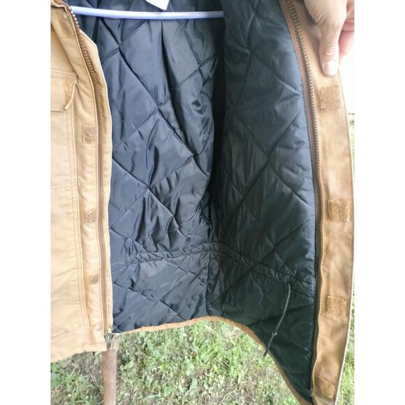 Carhartt Quilted Duck Canvas Jacket Coat No Tag Fits Like L/XL Mens - Picture 6 of 9